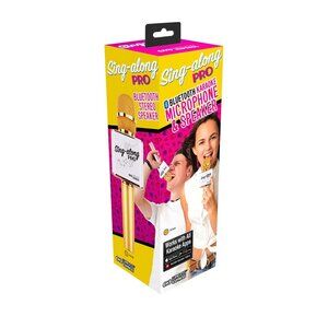 Sing-along PRO Karaoke Microphone and Bluetooth Speaker All-in-one (Gold)